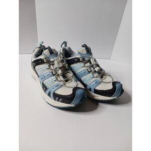 Size 7 W New Dr. Comfort DRC Shoes Women’s Refresh STK#3950 White Blue